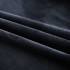 Cortinas opacas con ganchos 2 pzas terciopelo negro 140x225