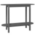 Mesa consola de madera maciza de pino gris 110x40x80