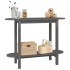Mesa consola de madera maciza de pino gris 110x40x80