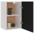 Armario colgante de cocina contrachapada negro 39,5x31x60