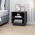 Mesitas de noche 2 uds madera maciza de pino gris 40x34x40