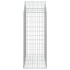 Cesta gaviones forma arco hierro galvanizado 100x50x120/140