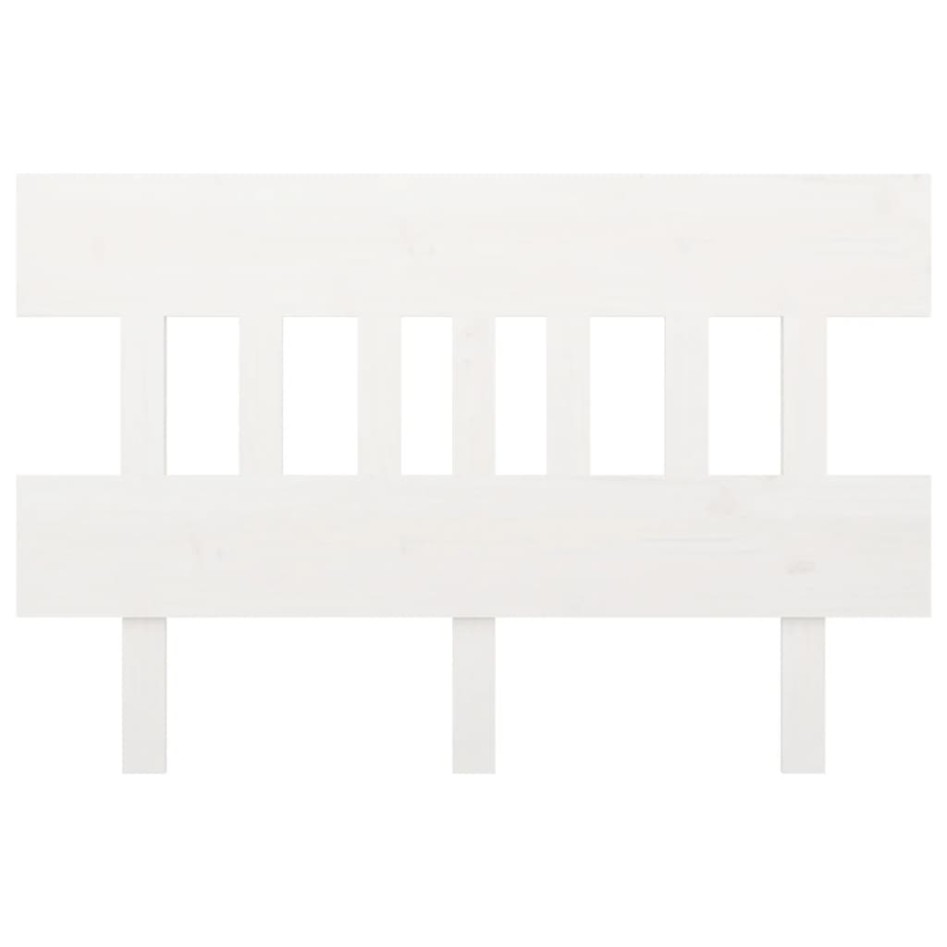 Cabecero de cama madera maciza de pino blanco 163,5x3x81