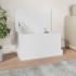 Baúl de almacenaje madera contrachapada blanco 50x30x28