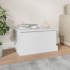Baúl de almacenaje madera contrachapada blanco 50x30x28