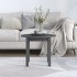 Mesa de centro de madera maciza de pino gris Ø 55x45