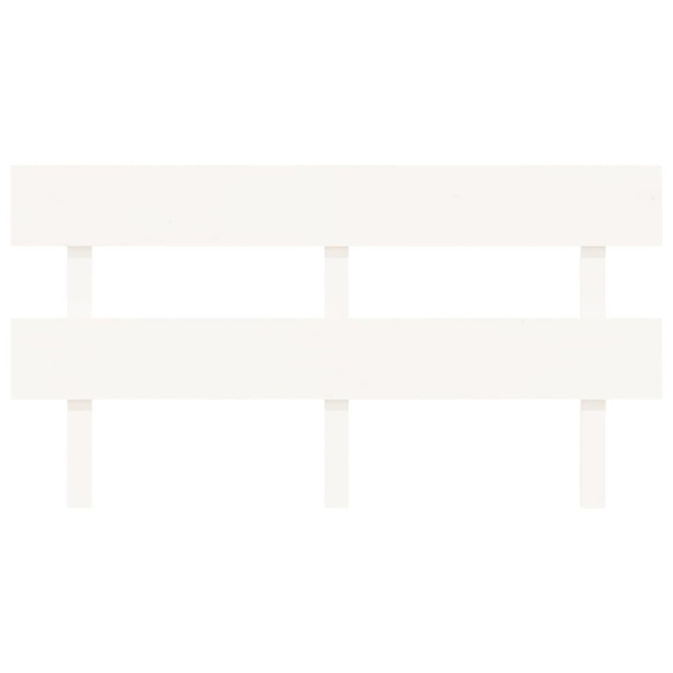 Cabecero de cama madera maciza de pino blanco 164x3x81