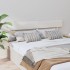 Cabecero de cama madera maciza de pino blanco 164x3x81