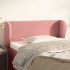 Cabecero de terciopelo rosa 103x23x78/88