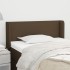Cabecero de tela gris oscuro 93x16x78/88