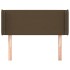 Cabecero de tela gris oscuro 93x16x78/88