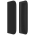 Cabecero de cuero sintético negro 103x16x78/88