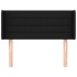 Cabecero de tela negro 93x16x78/88