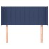 Cabecero de tela azul 103x16x78/88