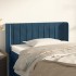Cabecero de terciopelo azul oscuro 83x16x78/88