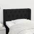 Cabecero de tela negro 83x16x78/88