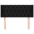 Cabecero de tela negro 103x16x78/88