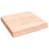 Encimera de baño madera maciza sin tratar 40x40x(2-6)