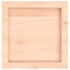 Encimera de baño madera maciza sin tratar 40x40x(2-6)