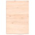 Encimera de baño madera maciza sin tratar 40x60x(2-4)