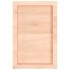 Encimera de baño madera maciza sin tratar 40x60x(2-4)