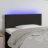Cabecero con LED de tela negro 80x5x78/88