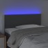 Cabecero con LED de tela gris oscuro 90x5x78/88
