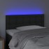 Cabecero con LED cuero sintético negro 90x5x78/88