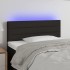 Cabecero con LED de tela negro 90x5x78/88