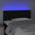Cabecero con LED de tela negro 100x7x78/88