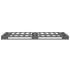 Estructura de cama madera maciza de pino gris 100x200