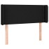 Cabecero con LED de tela negro 93x16x78/88
