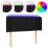 Cabecero con LED de tela negro 103x16x78/88