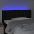 Cabecero con LED de tela negro 103x16x78/88