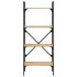 Librería de 4 estantes madera roble Sonoma 56x31,5x138,5