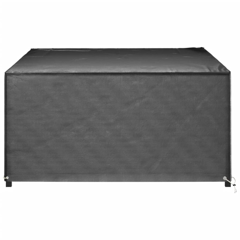 Fundas muebles jardín 2 uds 12 ojales rectangular 270x180x90