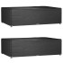 Fundas muebles jardín 2 uds 12 ojales rectangular 227x152x65