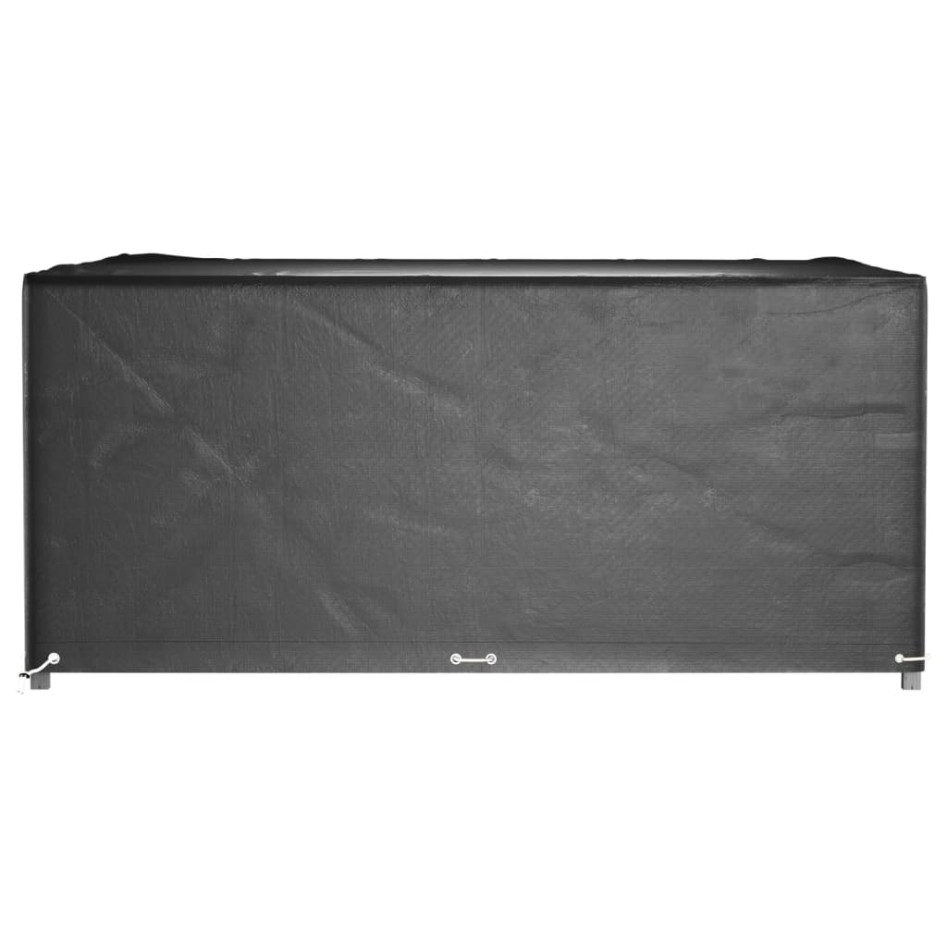 Fundas muebles de jardín 2 uds 16 ojales cuadrado 205x205x90