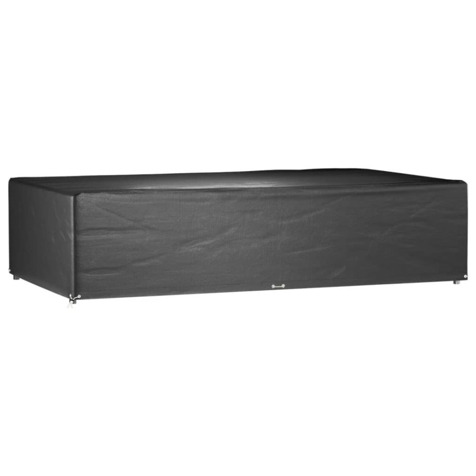 Fundas muebles jardín 2 uds 12 ojales rectangular 315x180x75