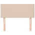 Cabecero de cuero sintético color capuchino 80x5x78/88