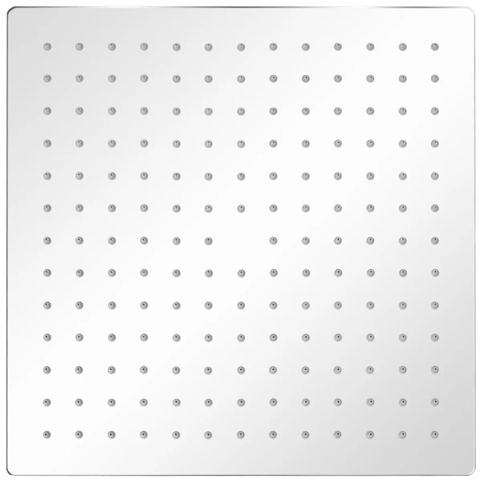 Cabezal de ducha cuadrado efecto lluvia acero inoxidable