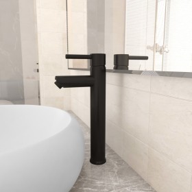 Grifo mezclador de cuarto de baño negro 12x30