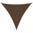 Toldo de vela HDPE marrón 160 g/m² 4x4x4