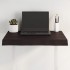 Tablero mesa madera tratada borde vivo marrón 60x50x(2-6)