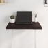 Tablero mesa madera tratada borde vivo marrón 60x50x(2-6)