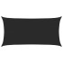 Toldo de vela HDPE negro 160 g/m² 2x4