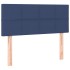 Cabecero de tela azul 90x5x78/88