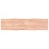 Tablero mesa madera tratada borde natural marrón