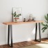 Tablero mesa madera tratada borde natural marrón