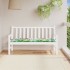 Cojín de banco de jardín tela Oxford multicolor 150x50x7